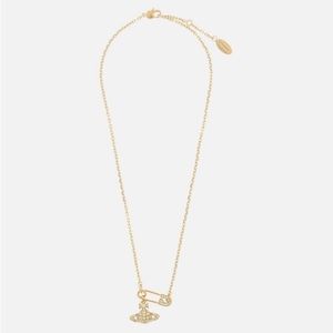 NWOT Vivienne Westwood Lucrece pendant Gild-tone Necklace